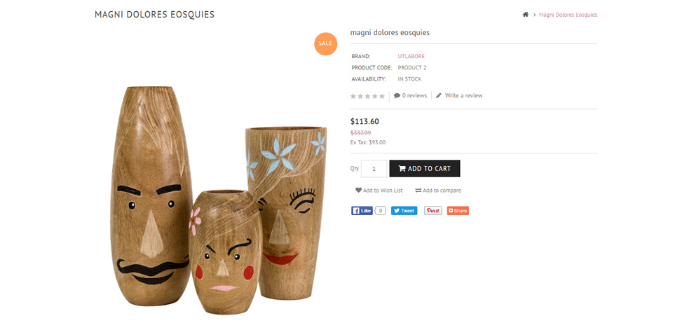 Product page