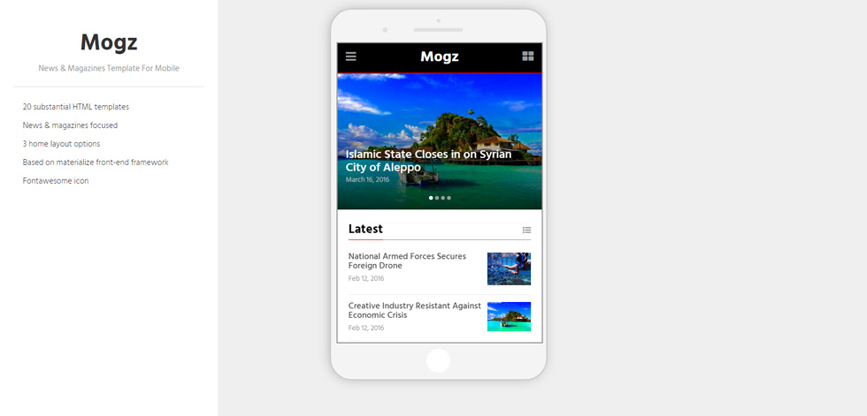 Home page