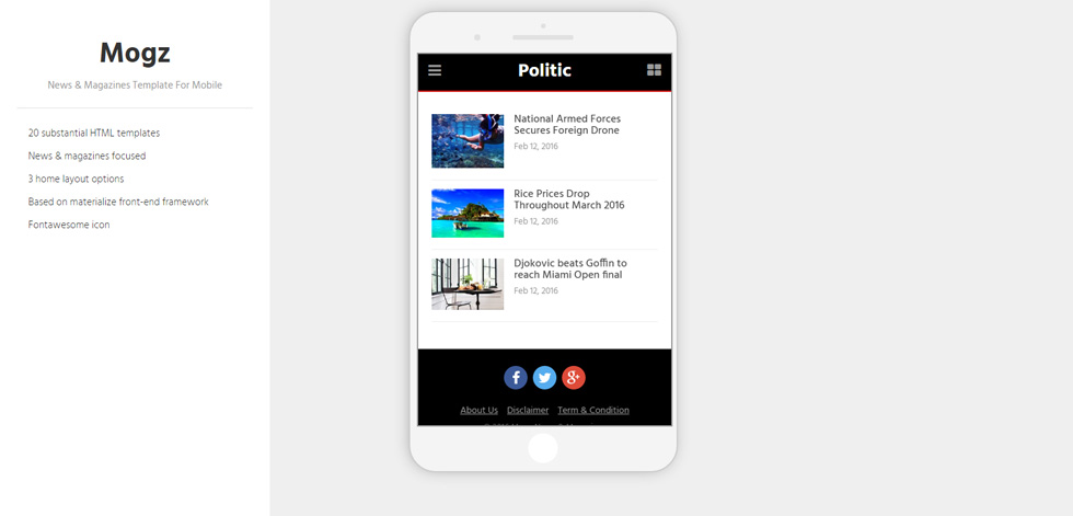 Category page