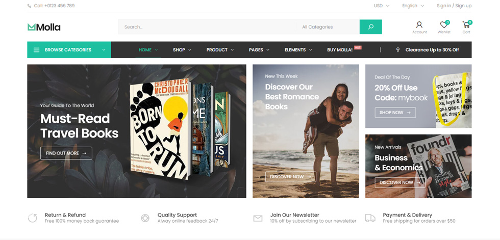 Home page