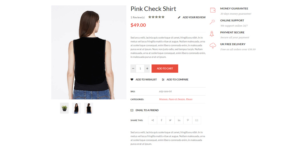 Product page