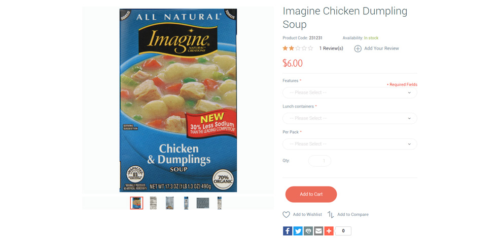 Product page