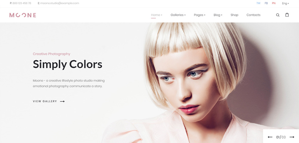 Home page