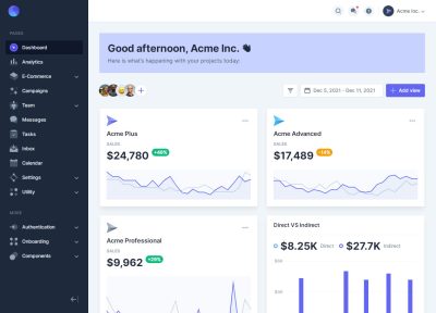 35+ Latest React HTML Website Templates