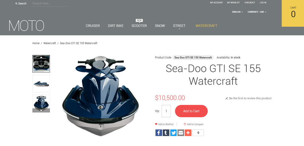 Product page