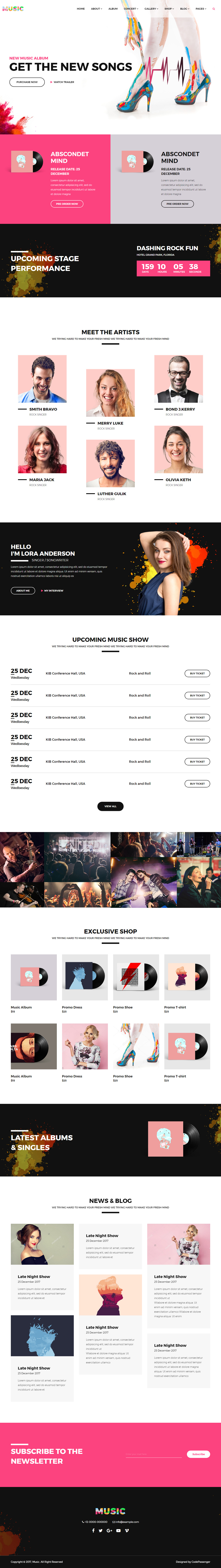 Music Music Band Templates