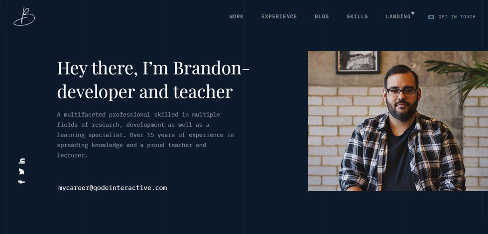 Home page