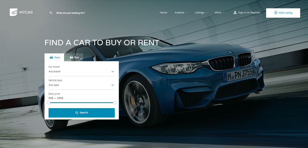 Home page