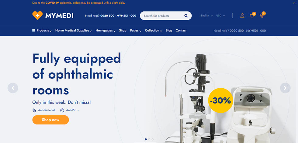 Home page