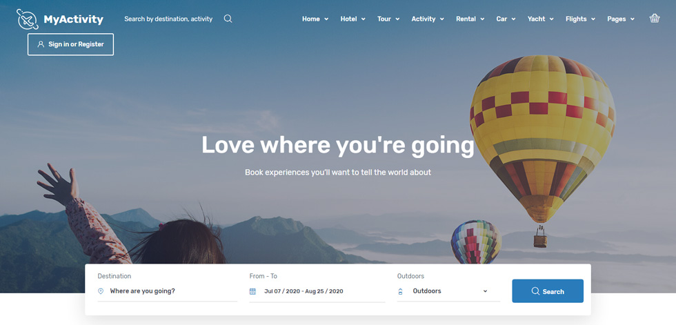 Home page