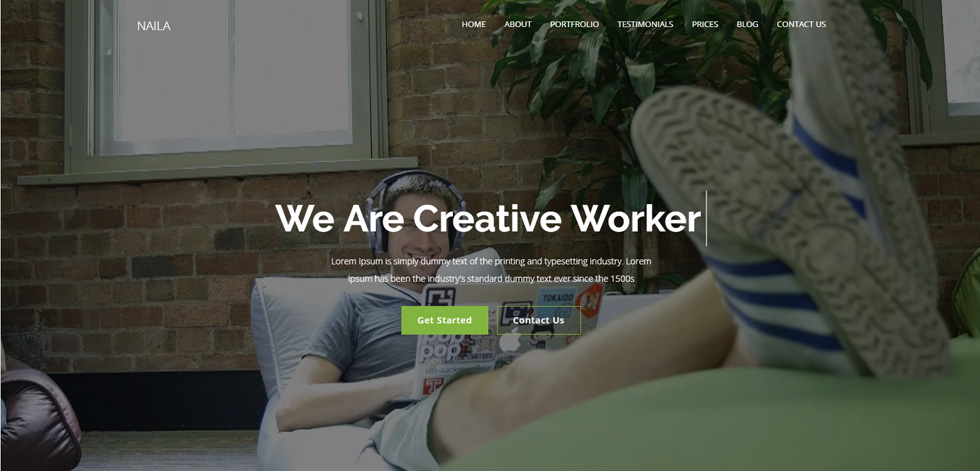 Home page