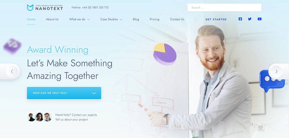 Home page