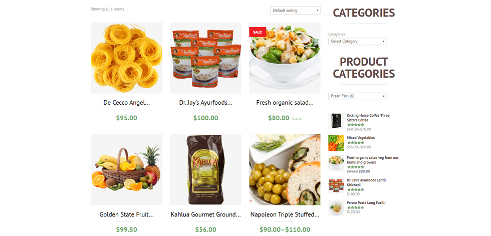 Category page
