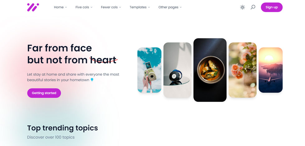 Home page