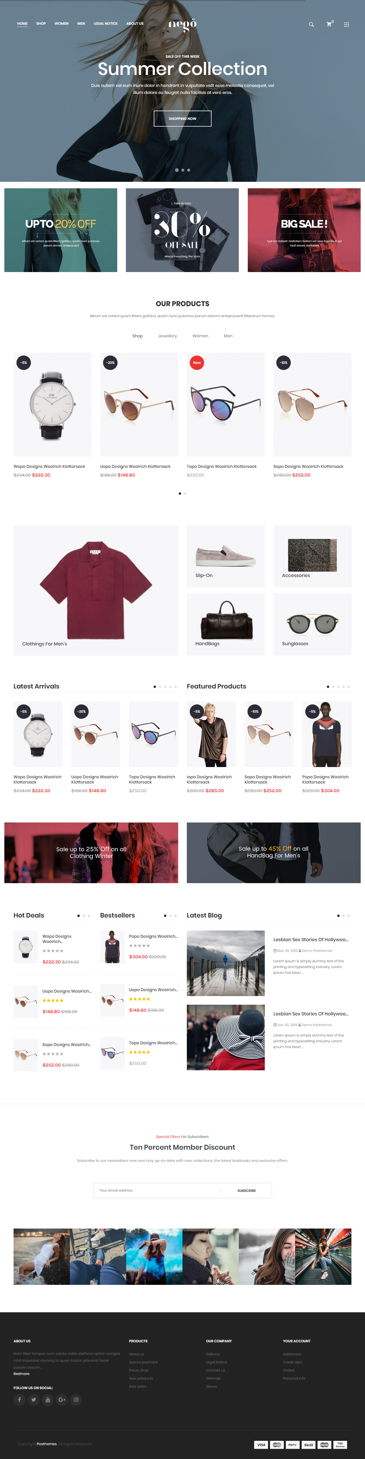 Nego Prestashop Theme