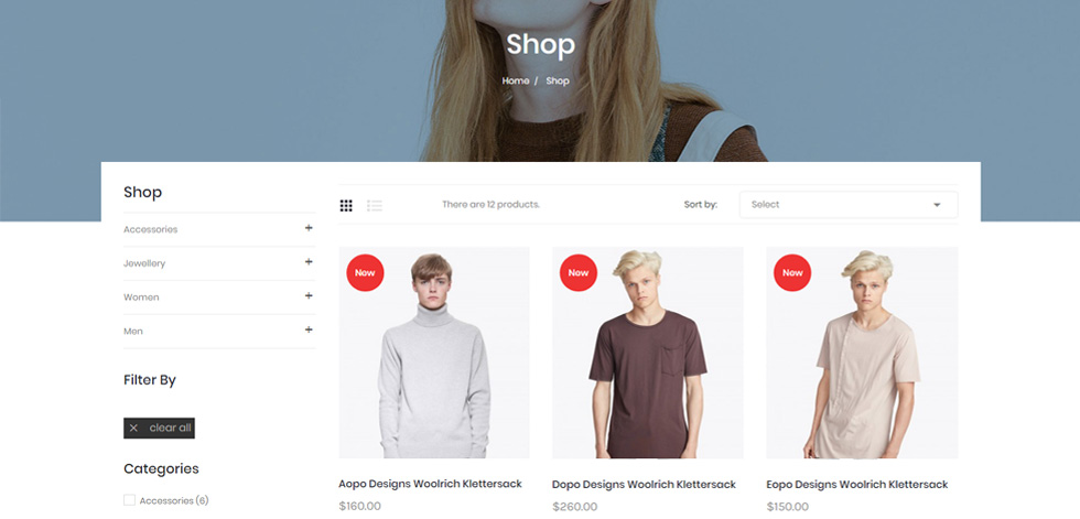 Category page