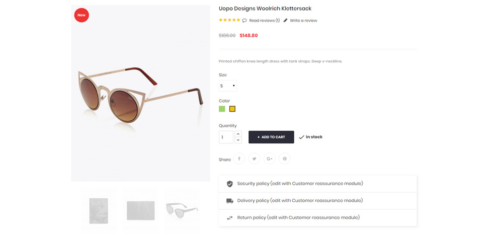 Product page