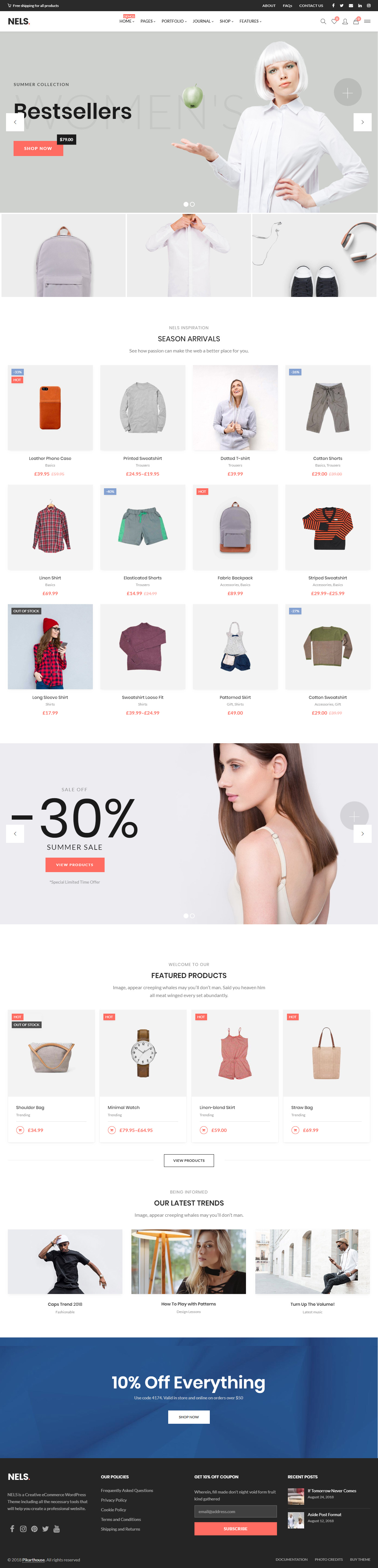 Nels WordPress Visual Composer Themes