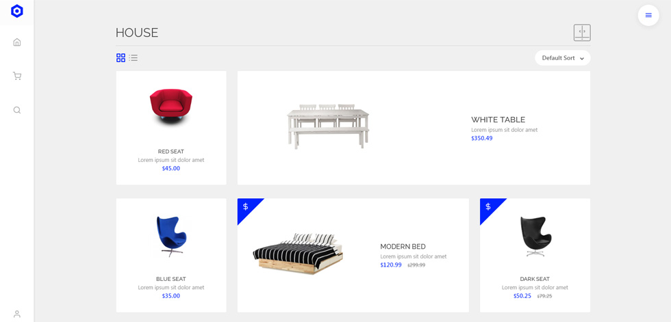 Shop page