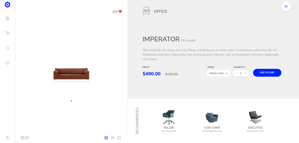 Product page