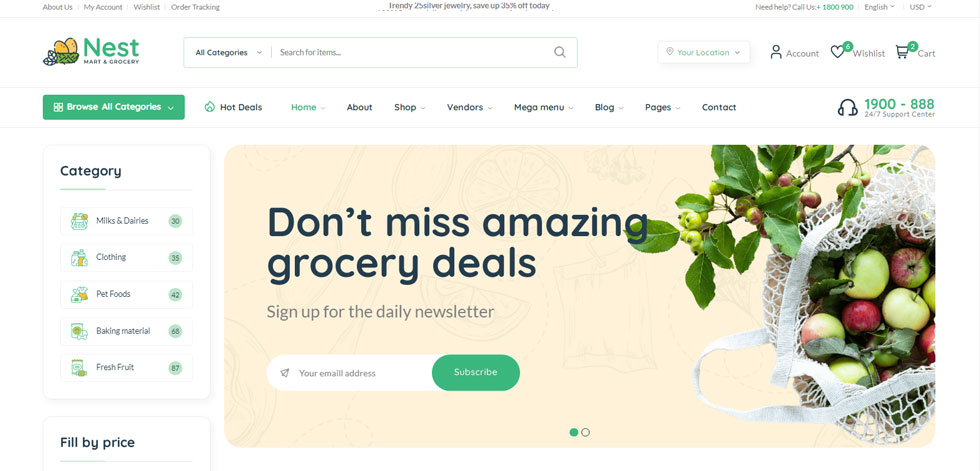 Home page