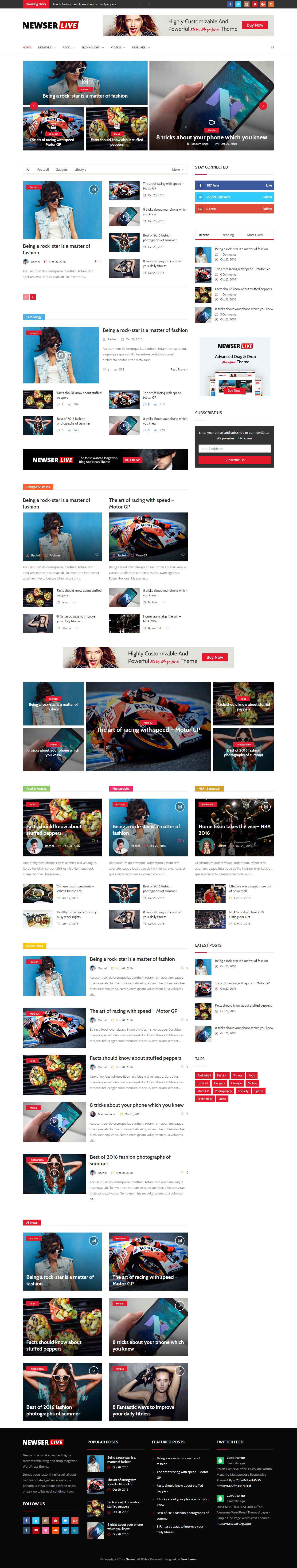 Newser AMP WordPress Theme