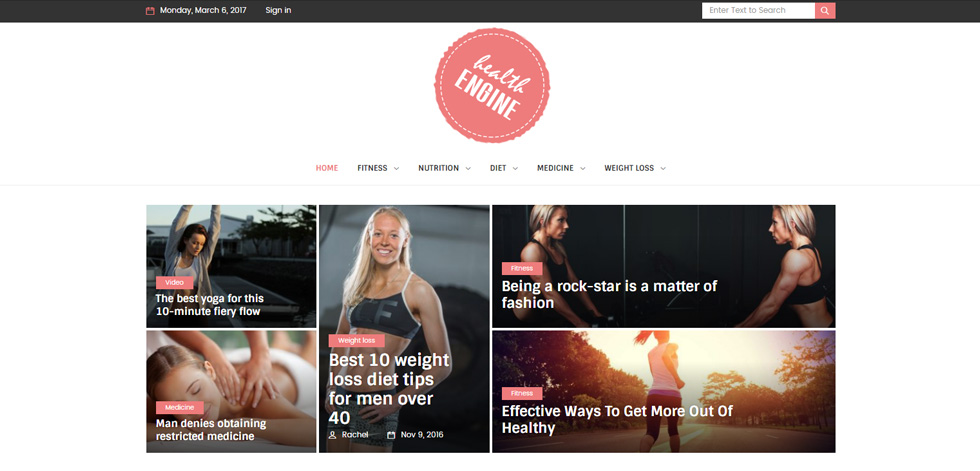 Home page