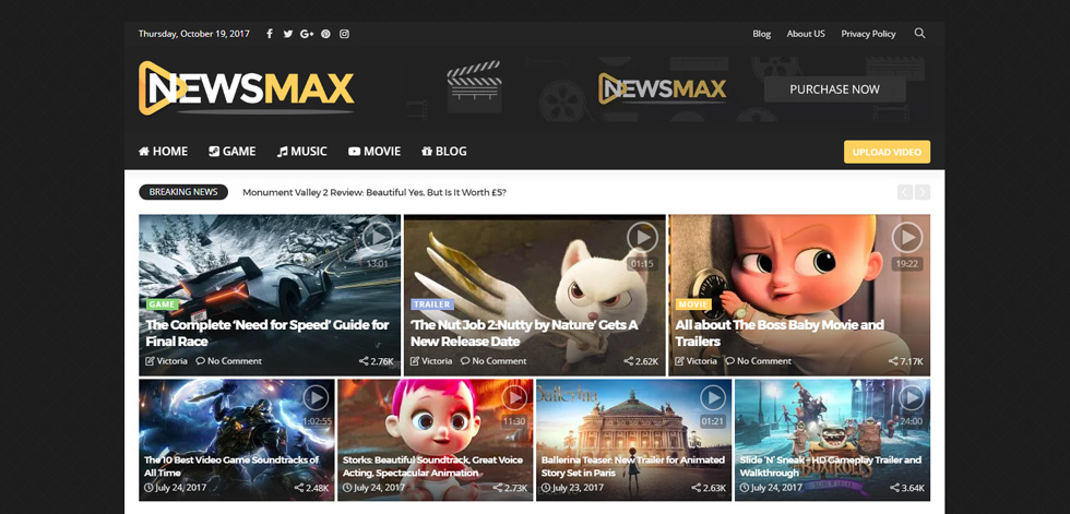 Home page