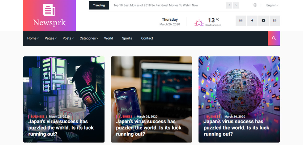 Home page