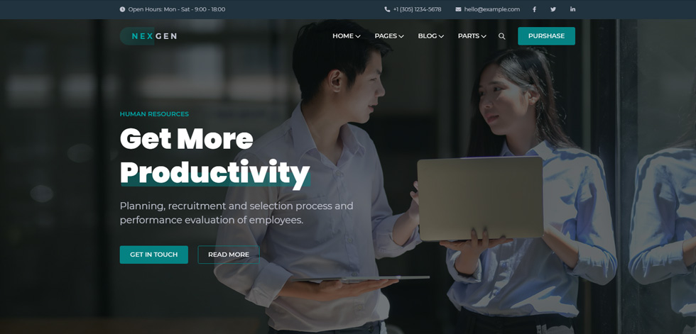 Home page