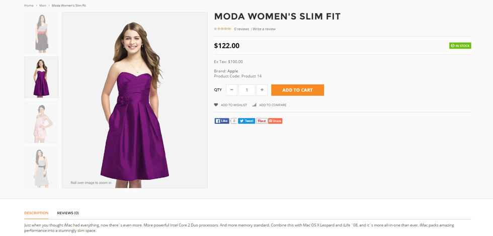 Product page