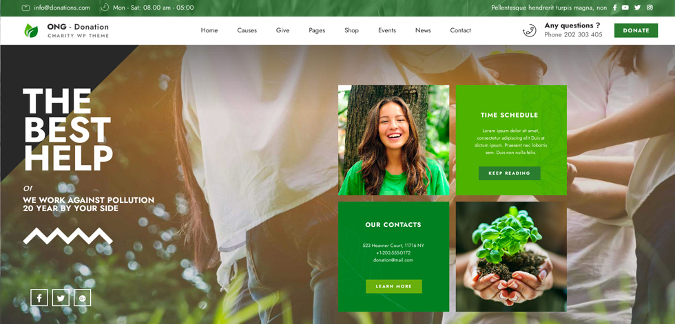 Home page