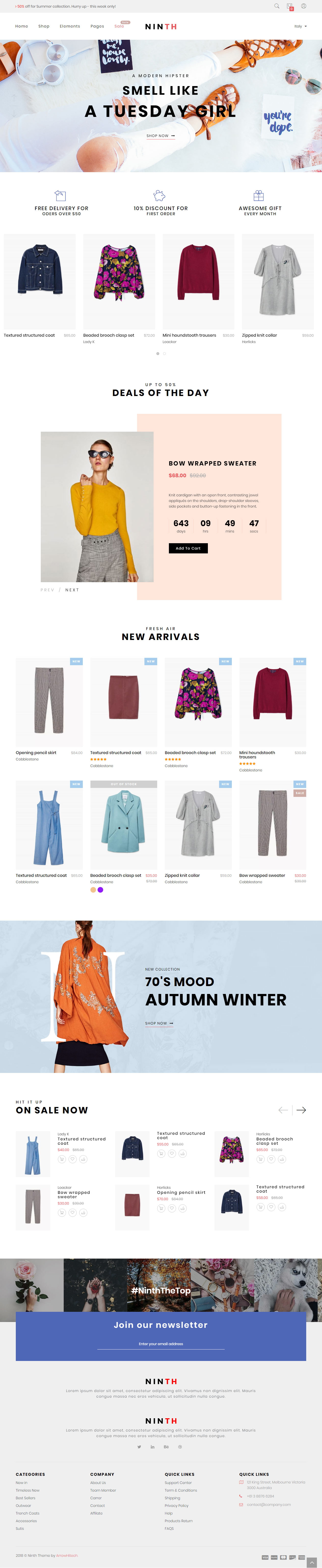 Ninth Magento Fashion Themes