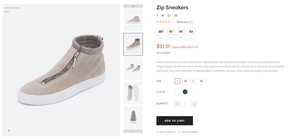 Product page
