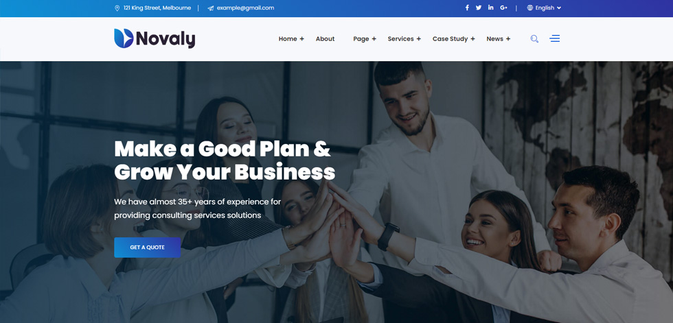Home page