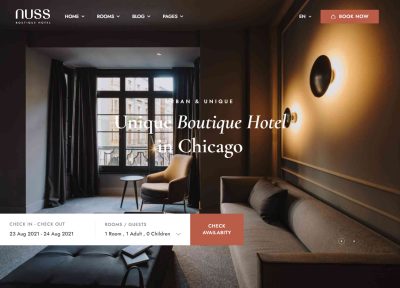 30+ Best Hotel WordPress Themes 2021