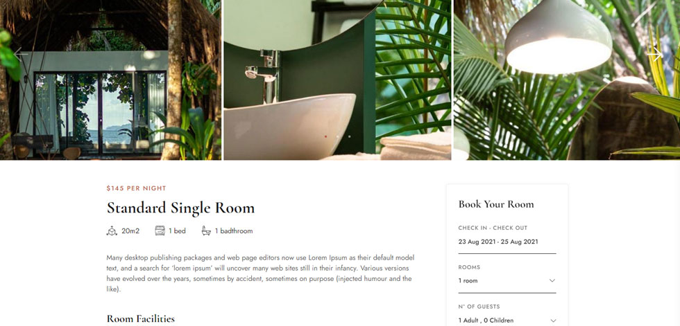 Room details