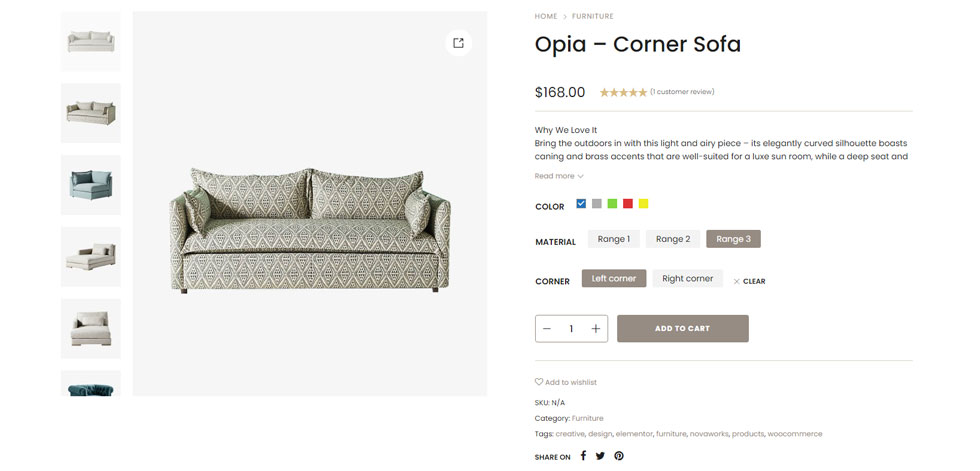 Product page