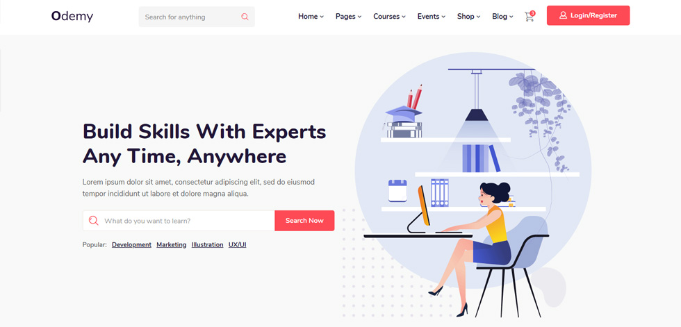 Home page