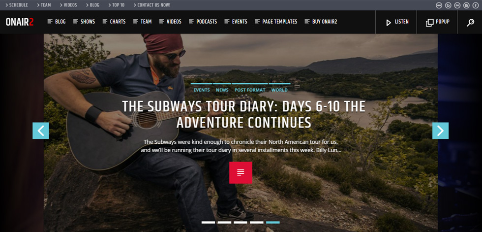 Home page