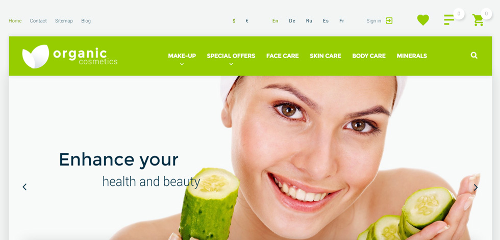 Home page