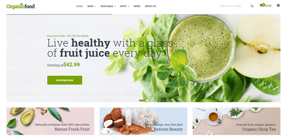 Home page