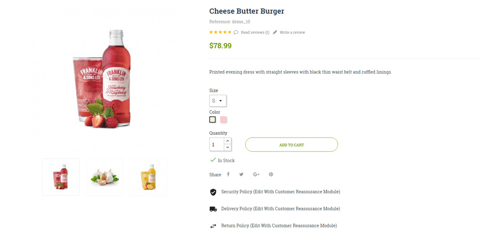 Product page