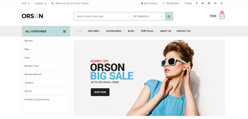 Home page