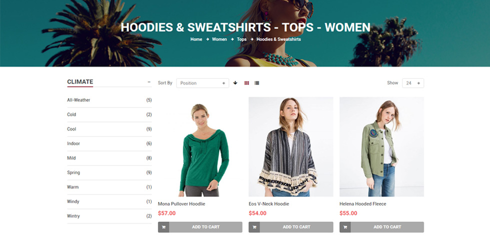 Category page