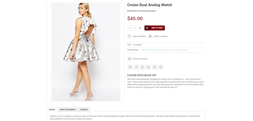 Product page