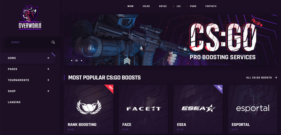 Home page