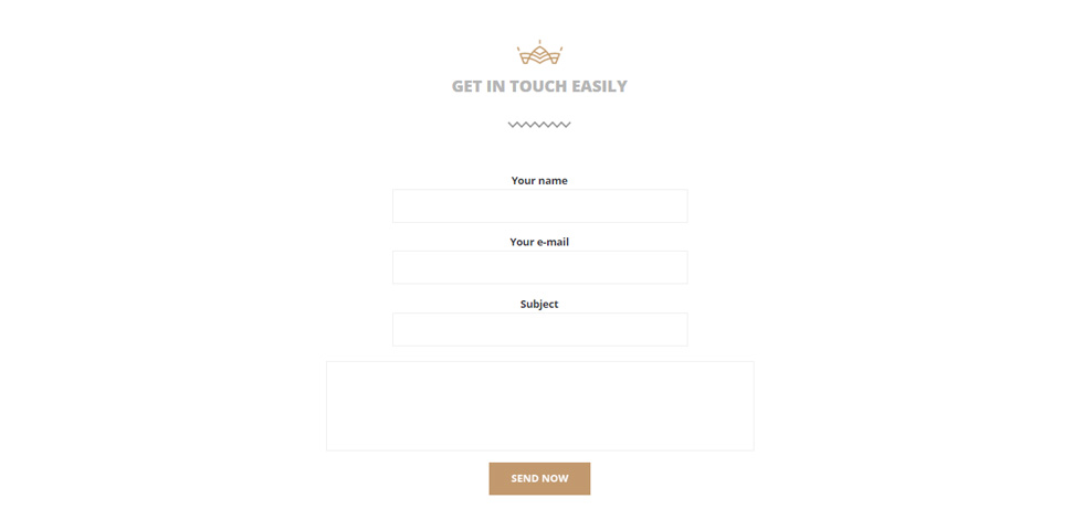 Contact page