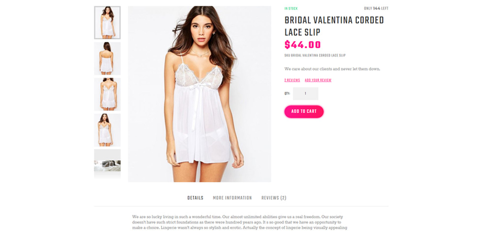 Product page