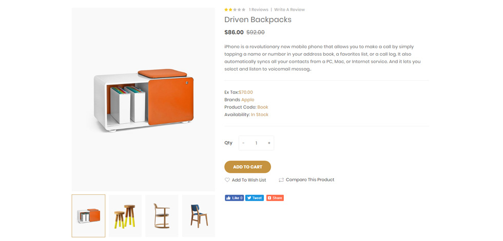 Product page